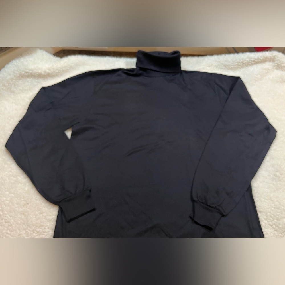 BLACK | Turtleneck | Harbour Club | 100% Cotton | SIZE MEDIUM